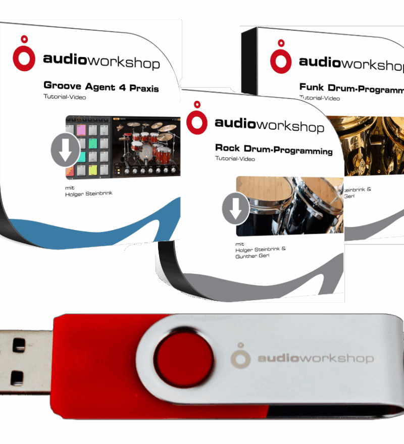 Cubase Drum Collection Tutorial auf USB Stick