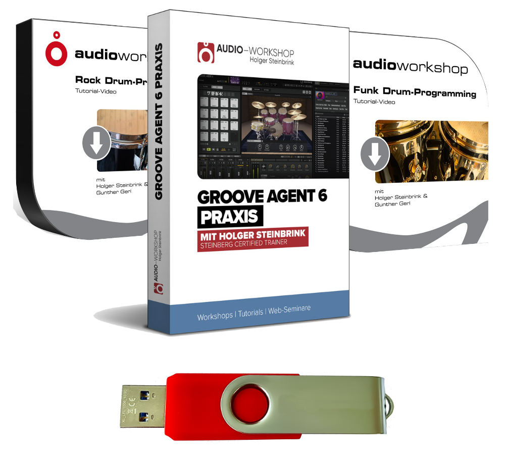 Cubase Drum Collection Tutorial auf USB Stick