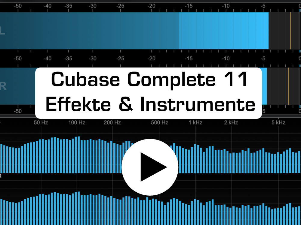 Cubase Complete 11 – Effekte und Instrumente