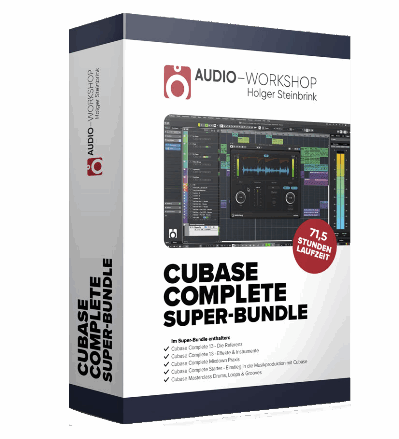 Cubase Super Bundle für Version 13 auf USB-Stick