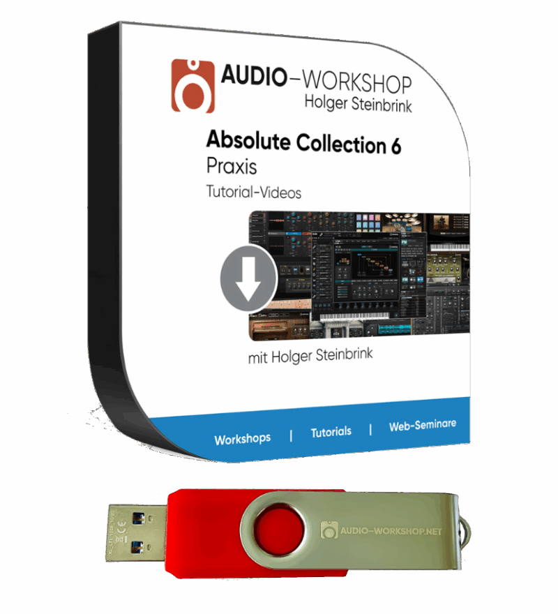 Absolute 6 Collection Tutorials auf USB-Stick