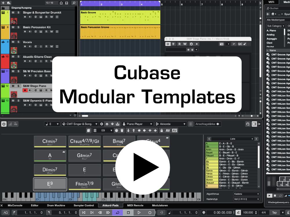 Cubase Modular Templates